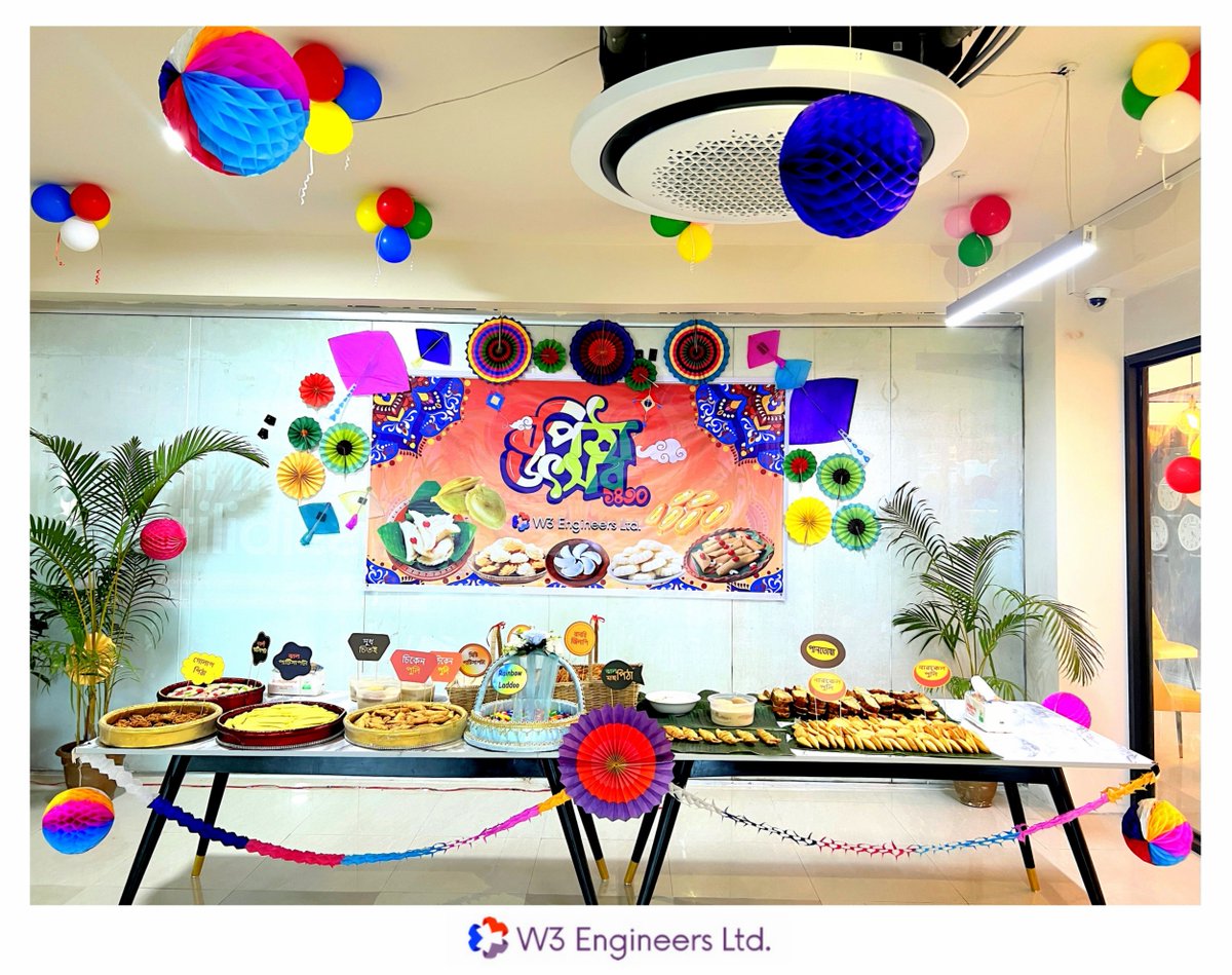 w3engineers's tweet image. Pitha Utshob Celebration at W3! 
W3 Family enjoyed scrumptious Bengali Pithas and heartwarming performances as we gathered for a pitha utshob like no other. A huge shoutout to all W3 members for making this event a success! 
#PithaFiesta #TeamHarmony #W3Community #W3Family