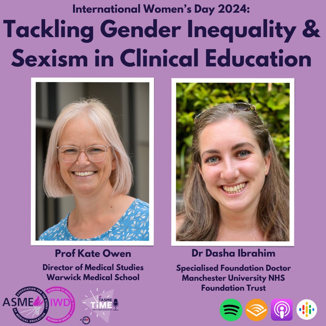 To mark #InternationalWomensDay2024, TASME TiME shines a light on the issue of Gender Inequality &amp; Sexism in Clinical Education.
Medicine still grapples with systemic biases that disadvantage women at every level of training from subtle microaggressions to overt harassment 🧵