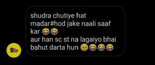 Why he is not arrested under SC ST act*'IT Act Section 66,153(A) 295IPC'* till now ?

Is under BJP govt he is allowed to use such derogatory language, Such a shame 

Please take strict action against 
@randomsena .

@ambedkariteIND
@DalitRights 
@DalitTime
@KotwalMeena