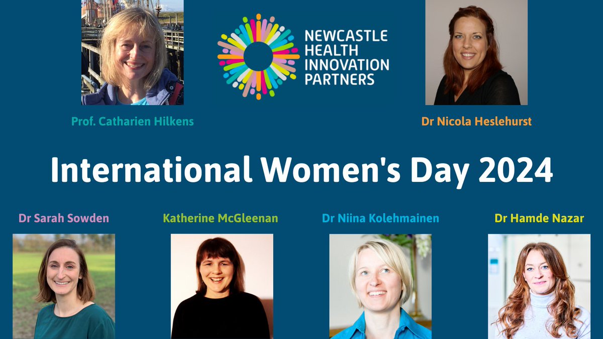 We work with a multitude of inspirational female researchers across our partnership every day. Here is a snapshot of some of the many outstanding women researchers across our area for #InternationalWomensDay2024 Read more here: newcastlehealthinnovation.org/news/inspirati… #InternationalWomensDay