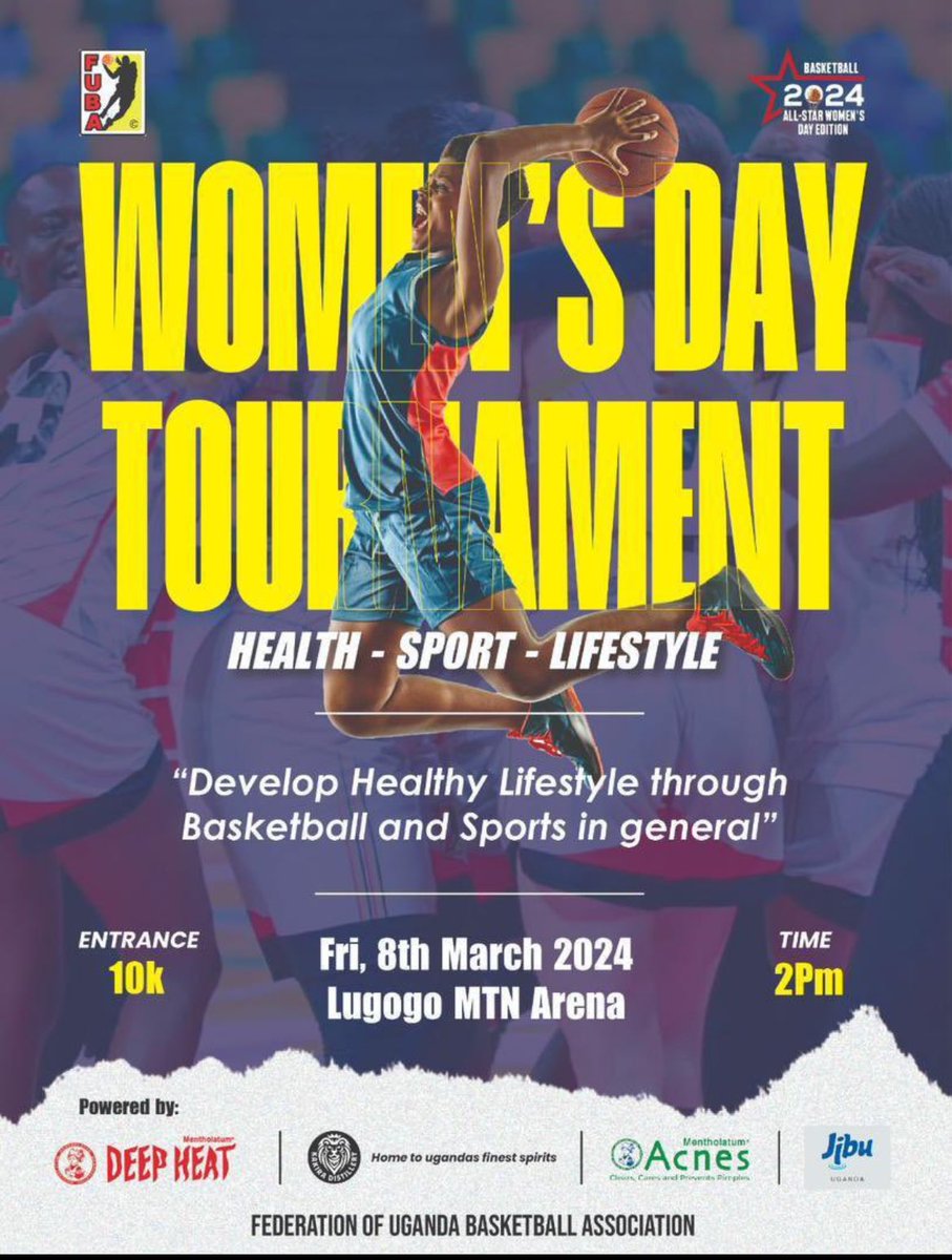 Come support the Ladies in sports; ⁦<a href="/FubaWomen/">Fuba Women</a>⁩ . Hope the ⁦<a href="/Namblazers/">Namuwongo Blazers</a>⁩ corner is secured. We shall be there in large numbers.