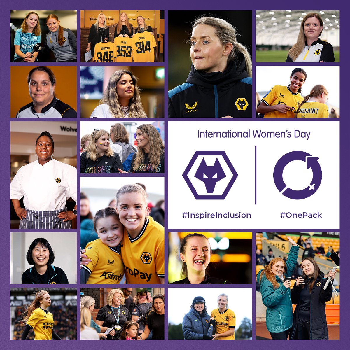 Happy #InternationalWomensDay to all of our players, staff and fans! Celebrating the women within our club and community who #InspireInclusion in sport.
