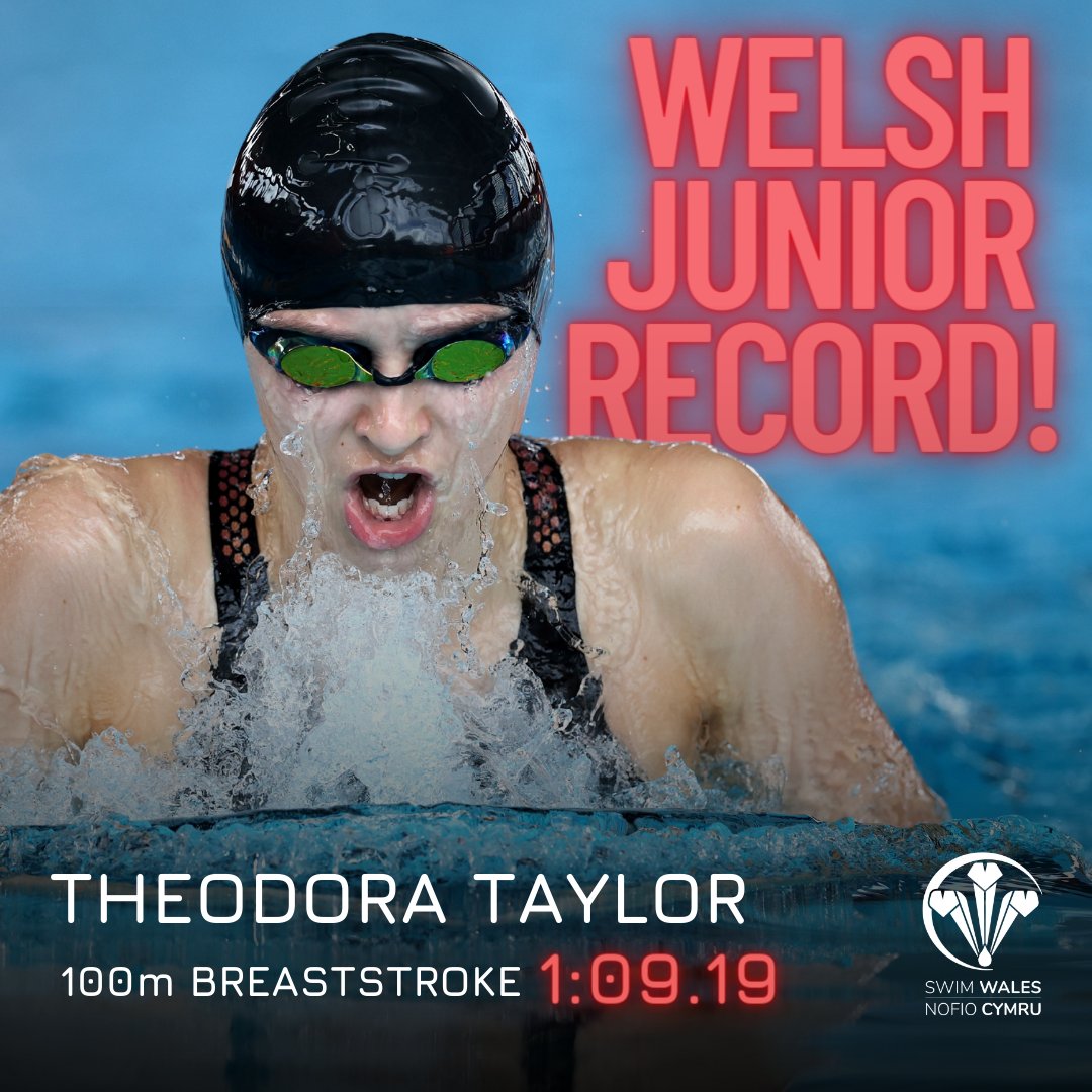 It was a night of incredible performances in Westmont for Swim Wales athletes! 🇺🇸🏴󠁧󠁢󠁷󠁬󠁳󠁿 Theodora Taylor led the way as she claimed another Junior Welsh Record en route to a third place finish in the 100m Breaststroke A Final! ✨ Llongyfarchiadau, Thea! Full round-up coming up!