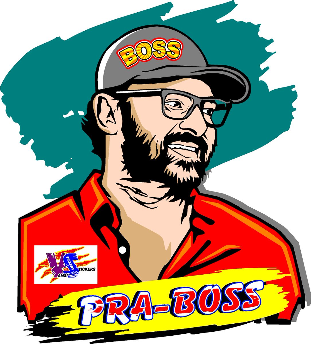 #prabhas radium sticker art by vamsi