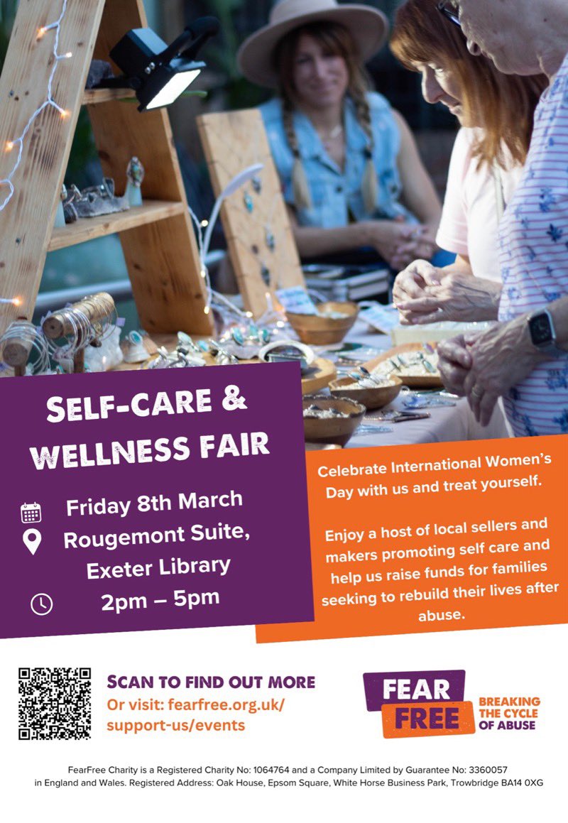 I’ll be exhibiting at @ExeterLibrary today for this charity event #exeterhour