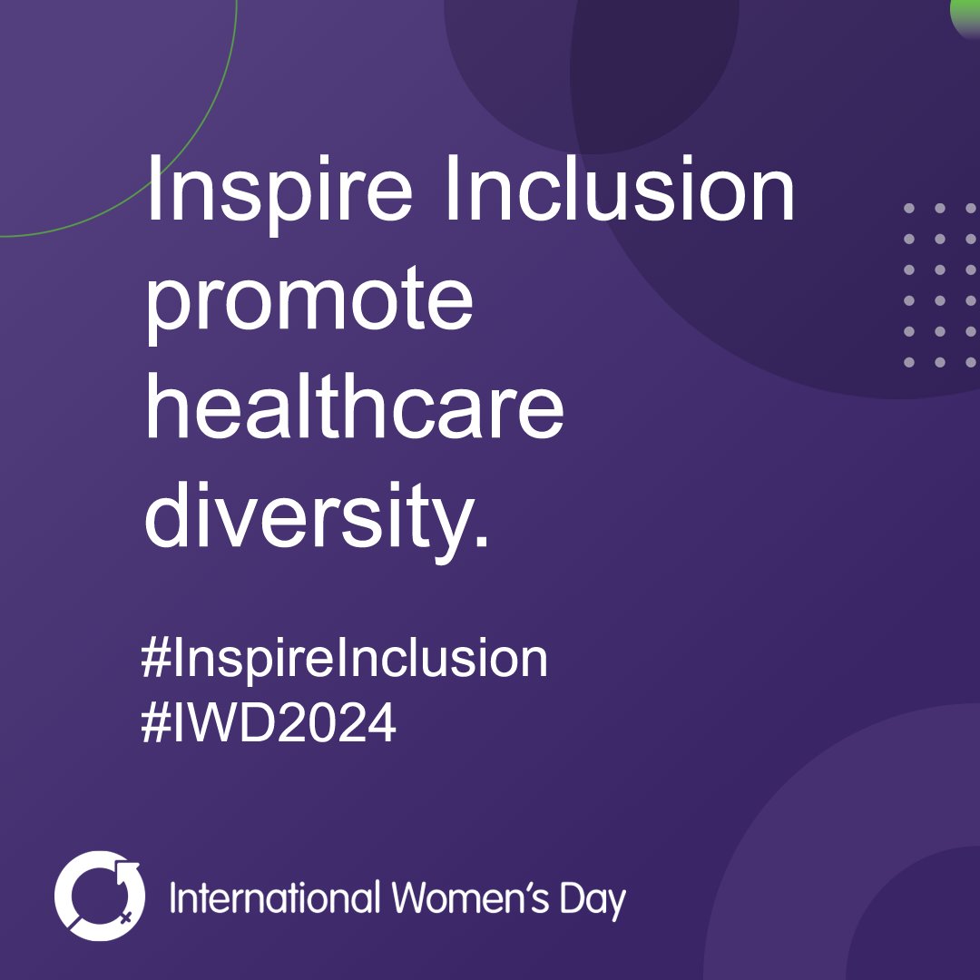 Today is #InternationalWomensDay, but every day we strive to #InspireInclusion through the breadth & diversity of our team & the clinicians & patients using our #DigitalHealth service. Special thanks to all the women, who are invaluable to our work & our lives on a daily basis!