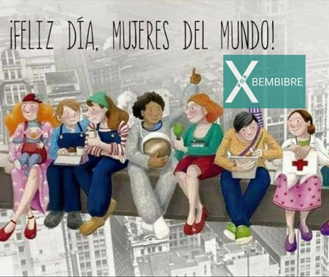 FELIZ DIA A TODAS LAS MUJERES, SIEMPRE TRABAJANDO POR UN MUNDO MEJOR!!!