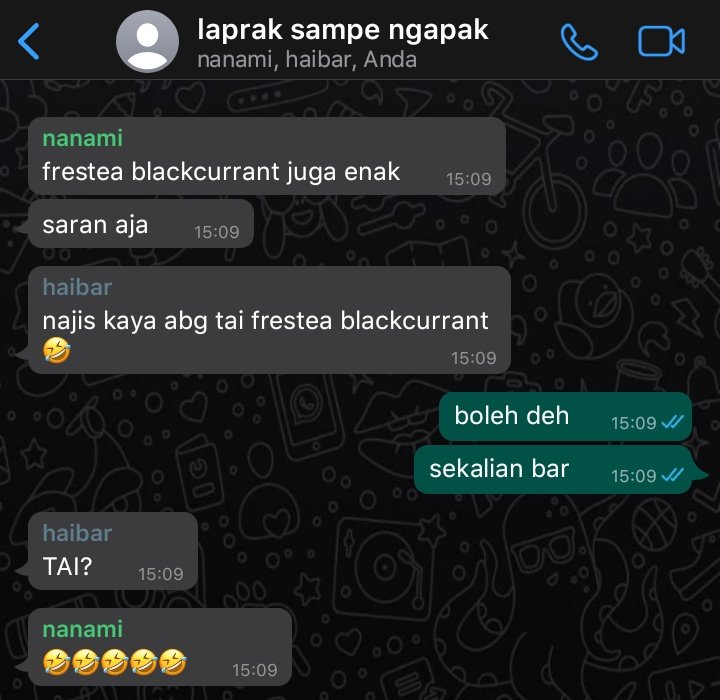 nitip listerine sama frestea blackcurrant katanya