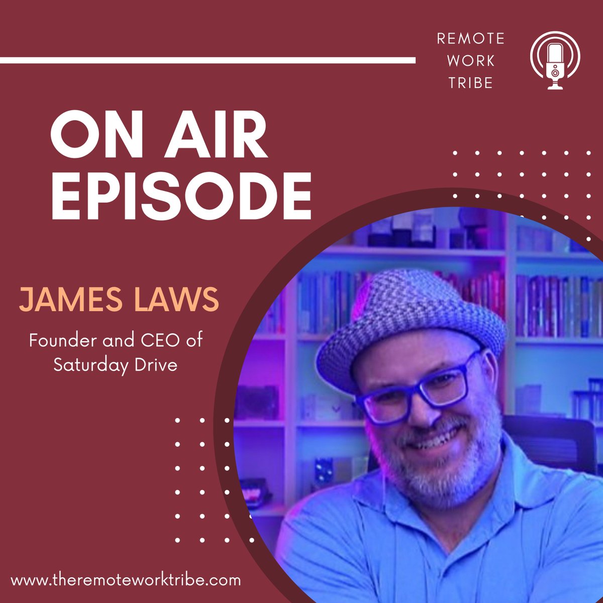 RemoteWorkTribe (@remoteworktribe) on Twitter photo Tune in to this episode of the Remote Work Tribe podcast and gain valuable insights from <a href="/JamesLaws/">JAMES LAWS</a>, Founder and CEO of Saturday Drive. Learn about the importance of culture, enhancing communication and delivery, effective leadership, and more. Hit play now and don't miss out!ποΈ Tune in to this episode of the Remote Work Tribe podcast and gain valuable insights from <a href="/JamesLaws/">JAMES LAWS</a>, Founder and CEO of Saturday Drive. Learn about the importance of culture, enhancing communication and delivery, effective leadership, and more. Hit play now and don't miss out!ποΈ