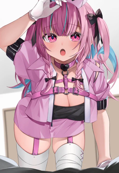 風邪をひいたらあくたんが看病しに来てくれた「辛くない?大丈夫……?」 #あくあーと 