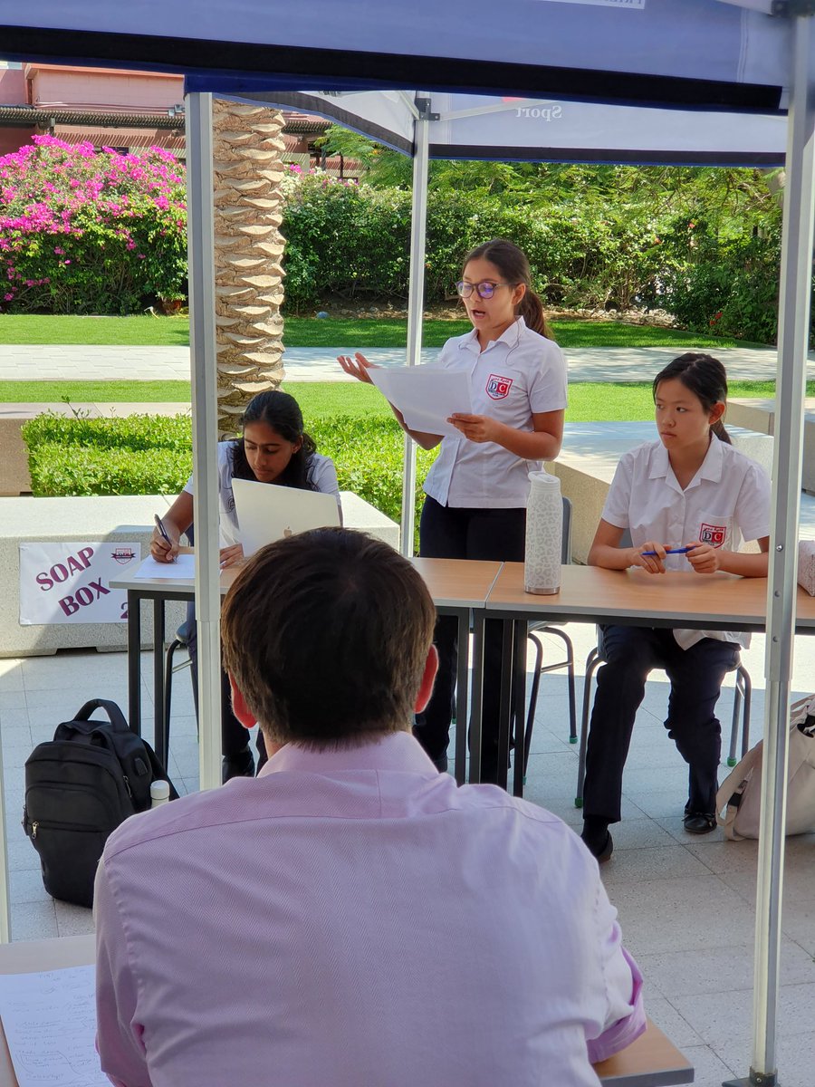 DCol_OracyHub's tweet image. That's a wrap on #OracyFortnight @DubaiCollege! 💬🗣 2 fantastic weeks of #challengingtalk, debate, #Harkness, #NoPensDay & Speakers' Corner 🌟 Great to hear different age groups voicing their opinions on important issues, listening with respect & being heard 📣 🤩 @DColLearning