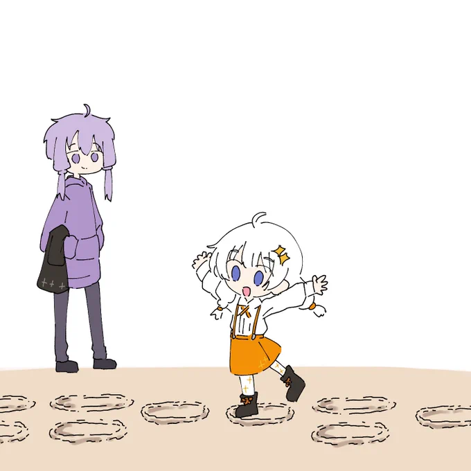 ゆかりさんとあかりちゃん 