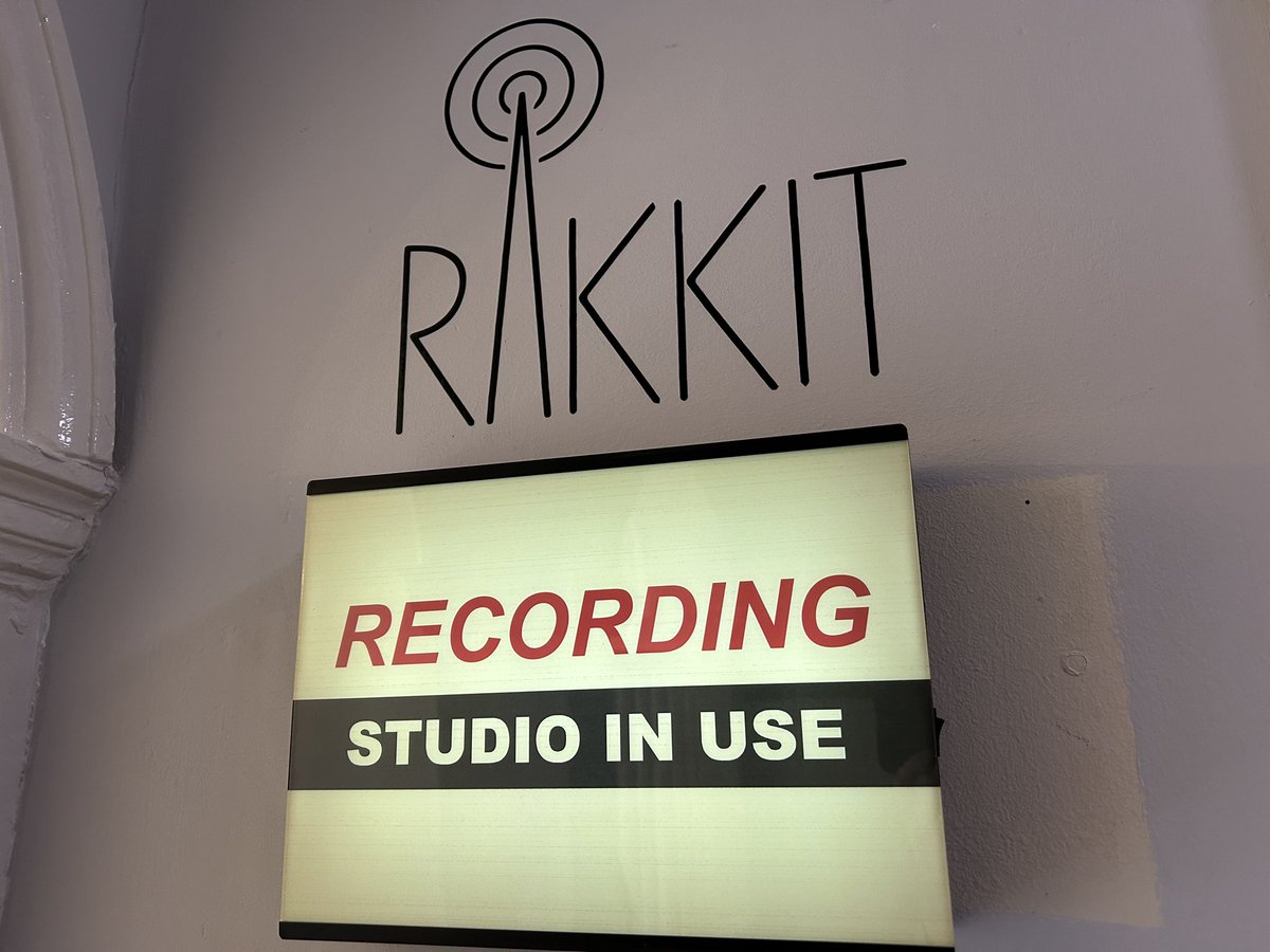 Happy Friday from all at Rakkit. Delighted to have spent this week with such talented people as @Dorianlynskey @LitRedCorvette @DamianLynch1 and #AdamJames #audio #audiobooks #podcastlife #FridayFeeling