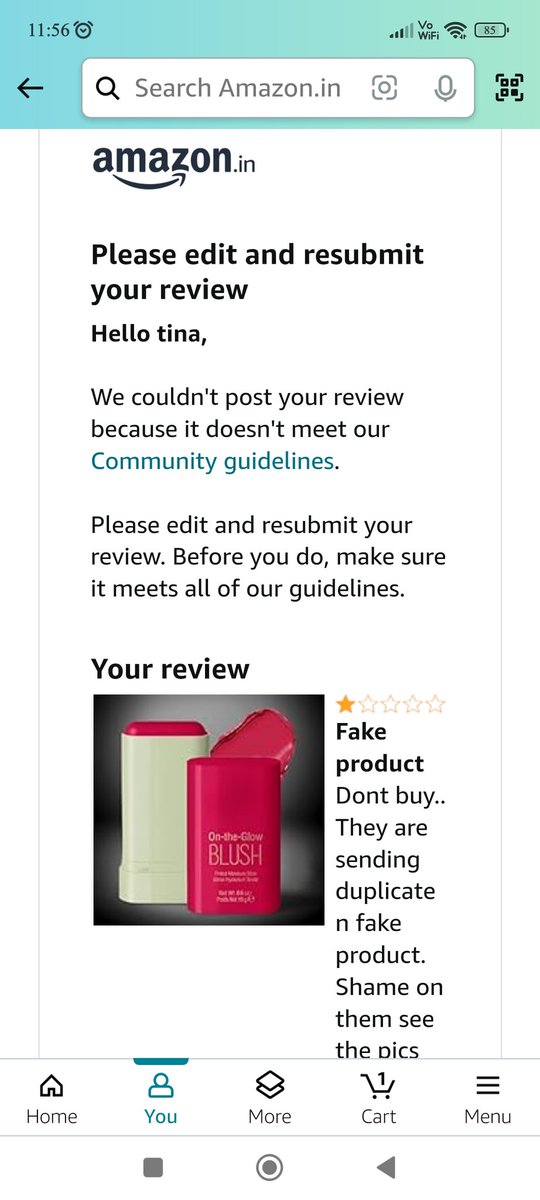 bhartiyateena's tweet image. @amazonIN @AmazonHelp @amazon @consumercourtin #fraudAmazon.. Beware #fakeamazon #Amazonfraud #Amazon
