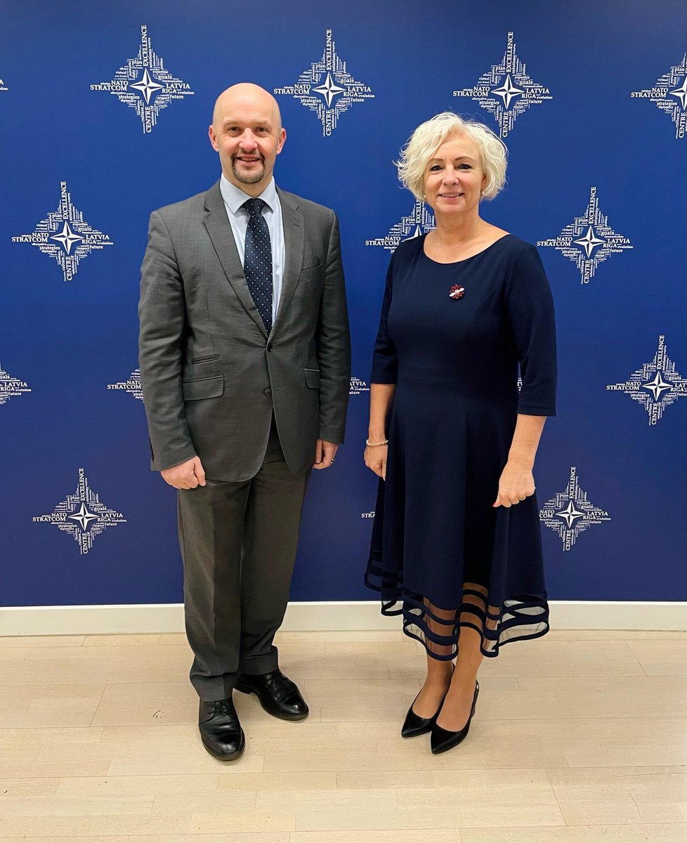 Today, we were honored to welcome H. E. Ms. @DaigaMierina, Speaker of the Parliament of the Republic of Latvia 🇱🇻 to discuss latest developments in the field of artificial intelligence and information environment.