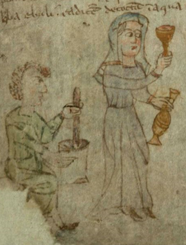 theULSpecColl's tweet image. Medieval women were responsible for the healthcare of their households and practiced medicine within their communities, but their names were rarely recorded. The digitisation project #CuriousCures aims to bring their medical practices to light!

Below: Trinity College, MS O.2.48