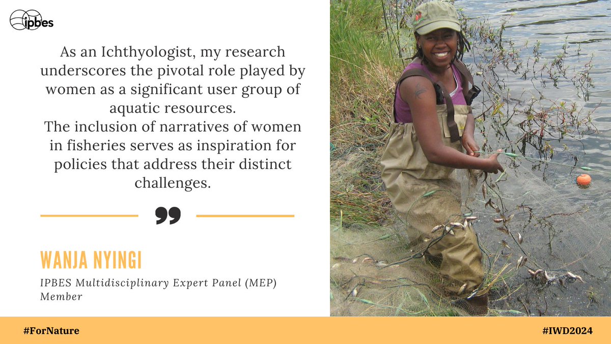 Women are KEY in tackling the #biodiversity &amp; climate change crises! 📢

On this #IWD2024, we asked our experts:

As a scientist involved in offering evidence for policymaking, how do you ensure that the key messages &amp; policy options consider the needs &amp; contributions of women?⬇️