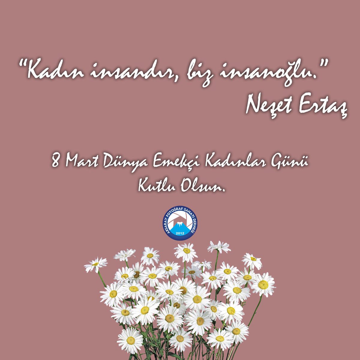 Bütün kadınlarımızın 8 Mart Dünya Emekçi Kadınlar Günü kutlu olsun!

#08Mart
#dünyaemekçikadınlargünü