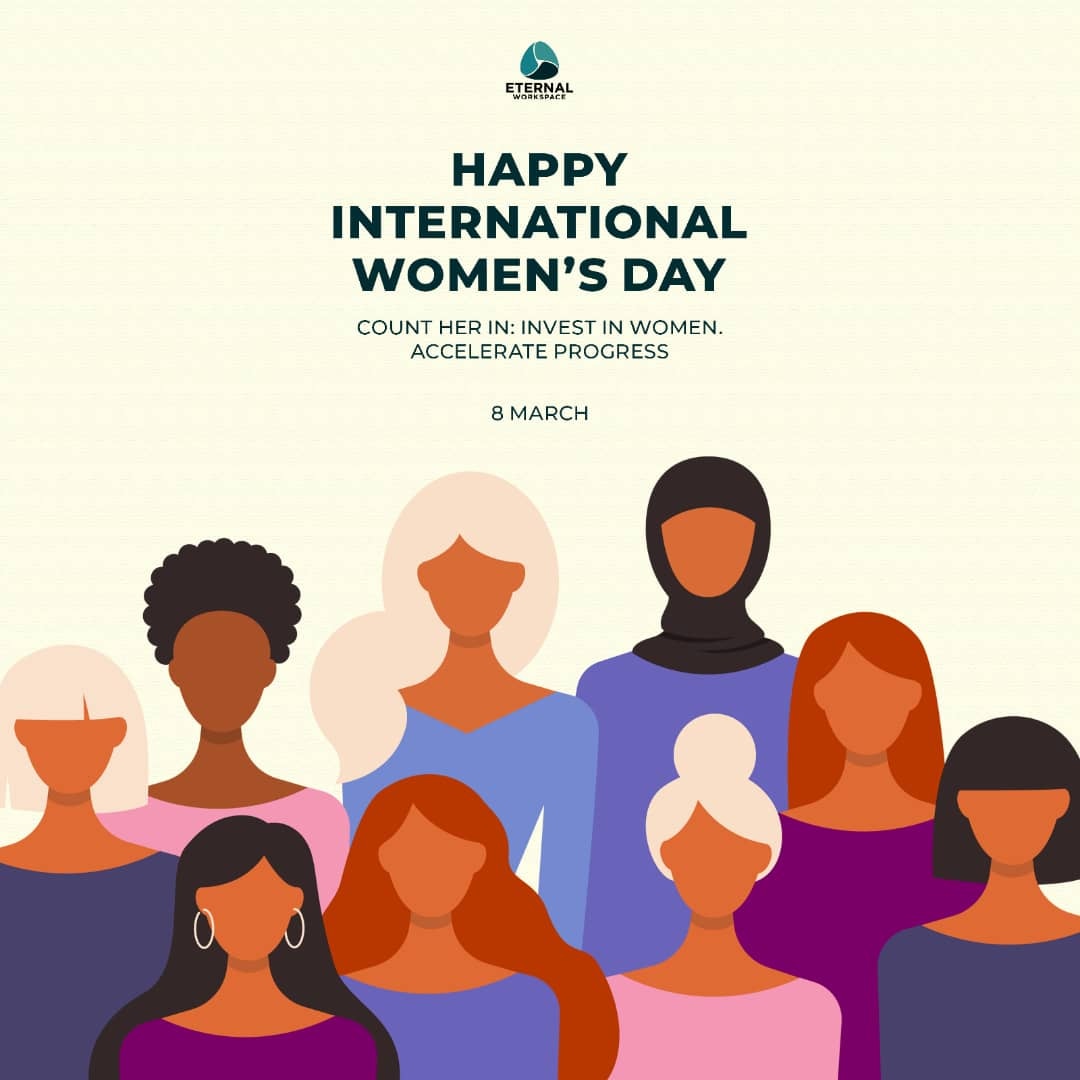 ewscentral's tweet photo. At EWS, we're proud to provide a supportive environment where women thrive professionally. And celebrate the remarkable achievements of women everywhere.

Happy International Women's Day from EWS!🎊

#iwd2024 #womeninbusiness #ews #eternalworkspace #cowork #inspireinclusion https://t.co/iwKNQK7QBI