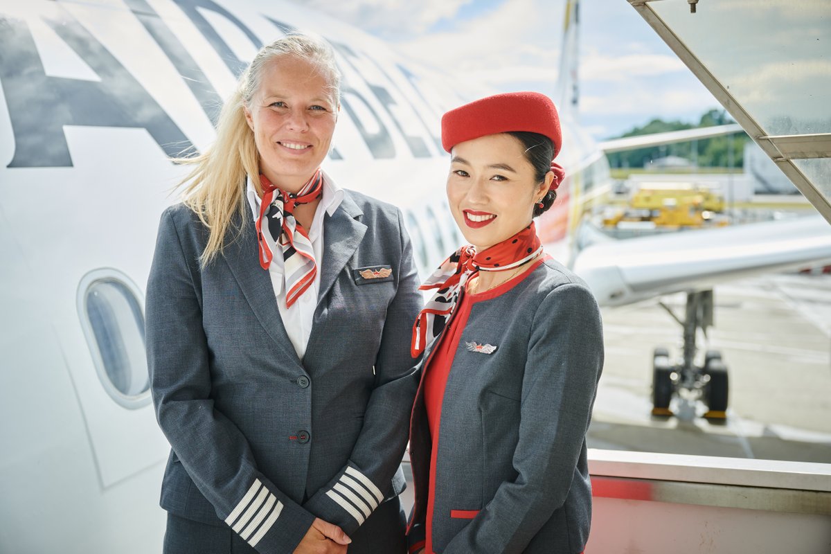 Airbelgium's tweet photo. Let's celebrate the strength, inspiration and determination of Women worldwide 💪 Happy International Women's Day! ⛅✨

#AirBelgium #FlyBelgianClass #InternationalWomensDay2024 https://t.co/E21Y3eFctO