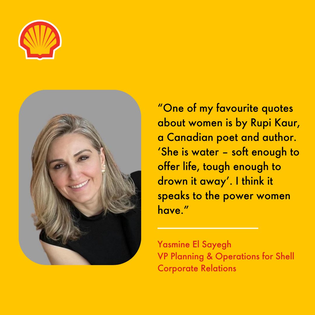 ShellMiddleEast's tweet image. At Shell, we #InspireInclusion by empowering women to lead and serve. Through mentorship and leadership programmes, we create opportunities for women to thrive in diverse roles. 
 
Happy International Women&apos;s Day!

#IWD2024
