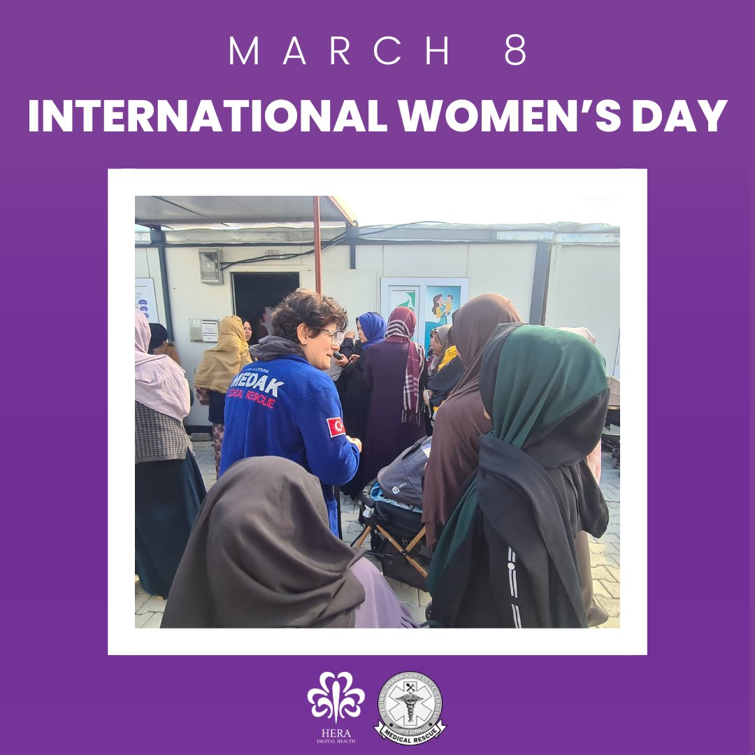 As the HERA Mobile Health team in Turkiye field, we are dedicated to facilitating women's access to healthcare while working towards their empowerment and awareness. 💪 🚺 💜 Remember, we can build a healthier and more just world by strengthening together. #IWD2024