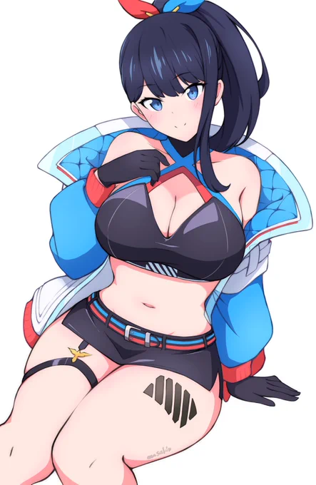 #SSSS_GRIDMAN #GRIDMAN_UNIVERSE デカ太ももな六花 