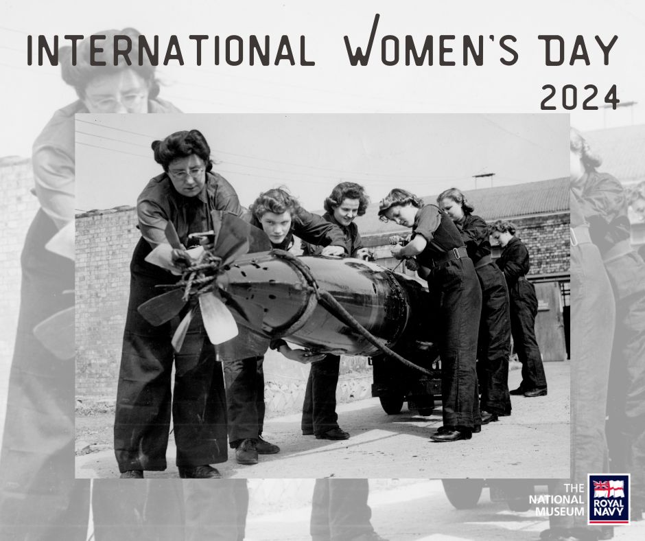 #InternationalWomensDay Patricia Jeffreys, Leading Wren Patricia joined the Wrens during WW2 helping to maintain depth charges and torpedoes ‘We were doing a man’s job…it was very hard work and I’ve never been so tired. It was very unglamorous,…but it was a wonderful life.’