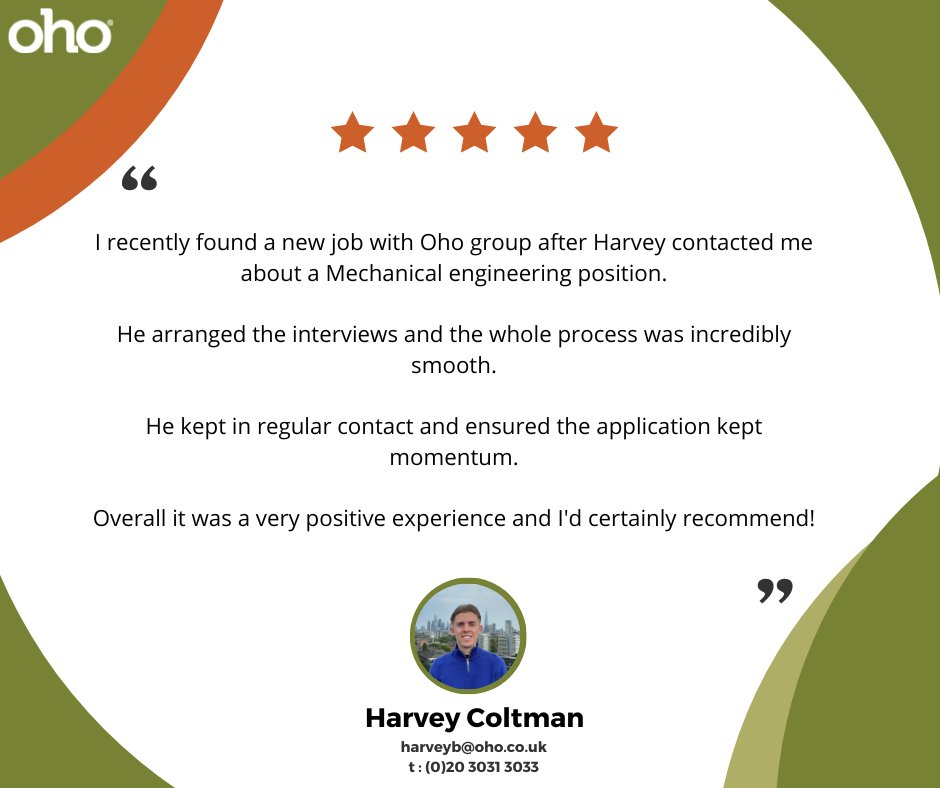 ohogroup's tweet image. 🌟 Feedback Friday 🌟

A huge round of applause to Harvey for achieving a 5-star rating! 🎉

e : harveyb@oho.co.uk
t : (0)20 3031 3033

#Oho #5StarReview #EmbeddedSoftware