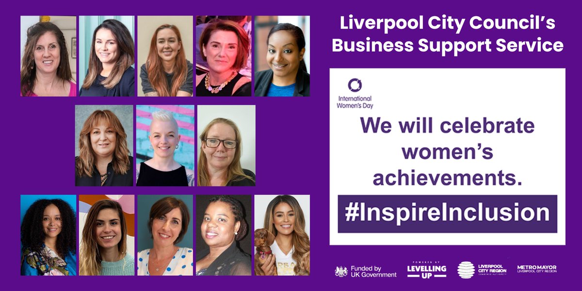 #InternationalWomensDay 🙌Pleased we've supported fantastic women running #Liverpool businesses - could we help you?👉liverpool.gov.uk/contact-us/ser… #InspireInclusion #internationalwomensday2024 #business #womeninbusiness #IWD2024 #femalefounders #UKSPF @MetroMayorSteve @lpoolcouncil