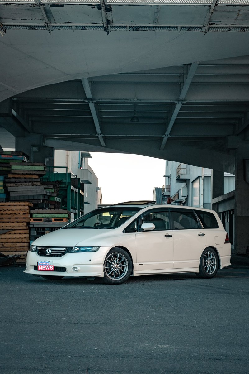 KiyoVer3's tweet photo. という事で納車されましたrb1オデッセイ
ほぼ純正！フェンダーも折れてない
かなりいい個体に巡り合うことが出来ました！これからリフレッシュやリペアを頑張る。 https://t.co/CjiZXP7JnD