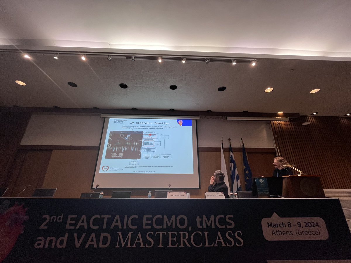 #EACTAICmasterclass Dr Anna Flo Forner from Leipzig, all you need to know about #echocardiography in #cardiogenicshock and #MCS