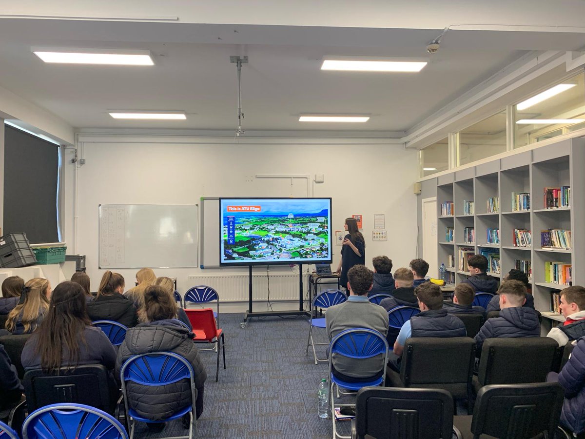 Thanks to ATU Sligo for visiting us here in <a href="/PresHeadford/">Pres Headford</a> . Great insights for our students. <a href="/PCHParents/">PCH Parents’ Association</a>