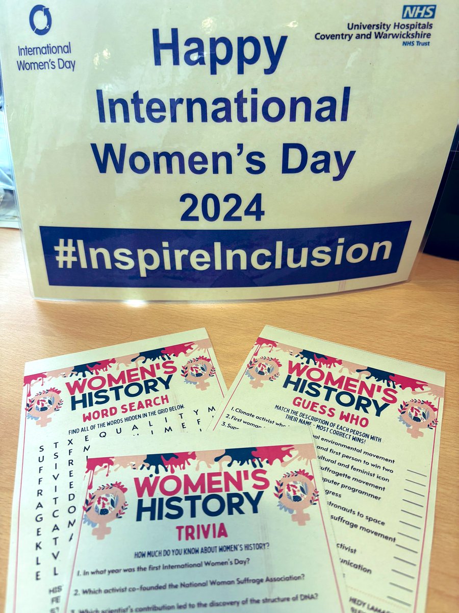 Celebrating #InternationalWomansDay at @UHCW_RandD #womeninresearch