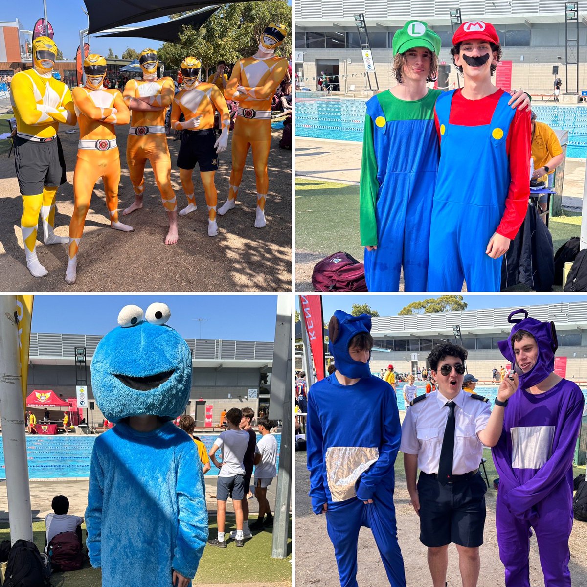 Marcellin's tweet image. 🏊‍♂️ Congratulations to everyone who participated today in the 2024 Inter-House Swimming Carnival! It was a colourful day with some special visits including the Cookie Monster, Mario &amp;amp; Luigi and more.  Enjoy the long weekend ahead and stay cool. 
.
.
#MarcellinCollege #Swimming