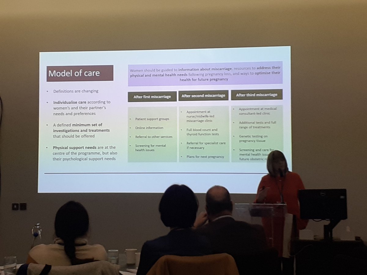 A proposed model of care based on findings from the #RecurrentStudy

#RPLEPBBelfast #RecurrentMiscarriage #MiscarriageMatters #WomensHealthIRL