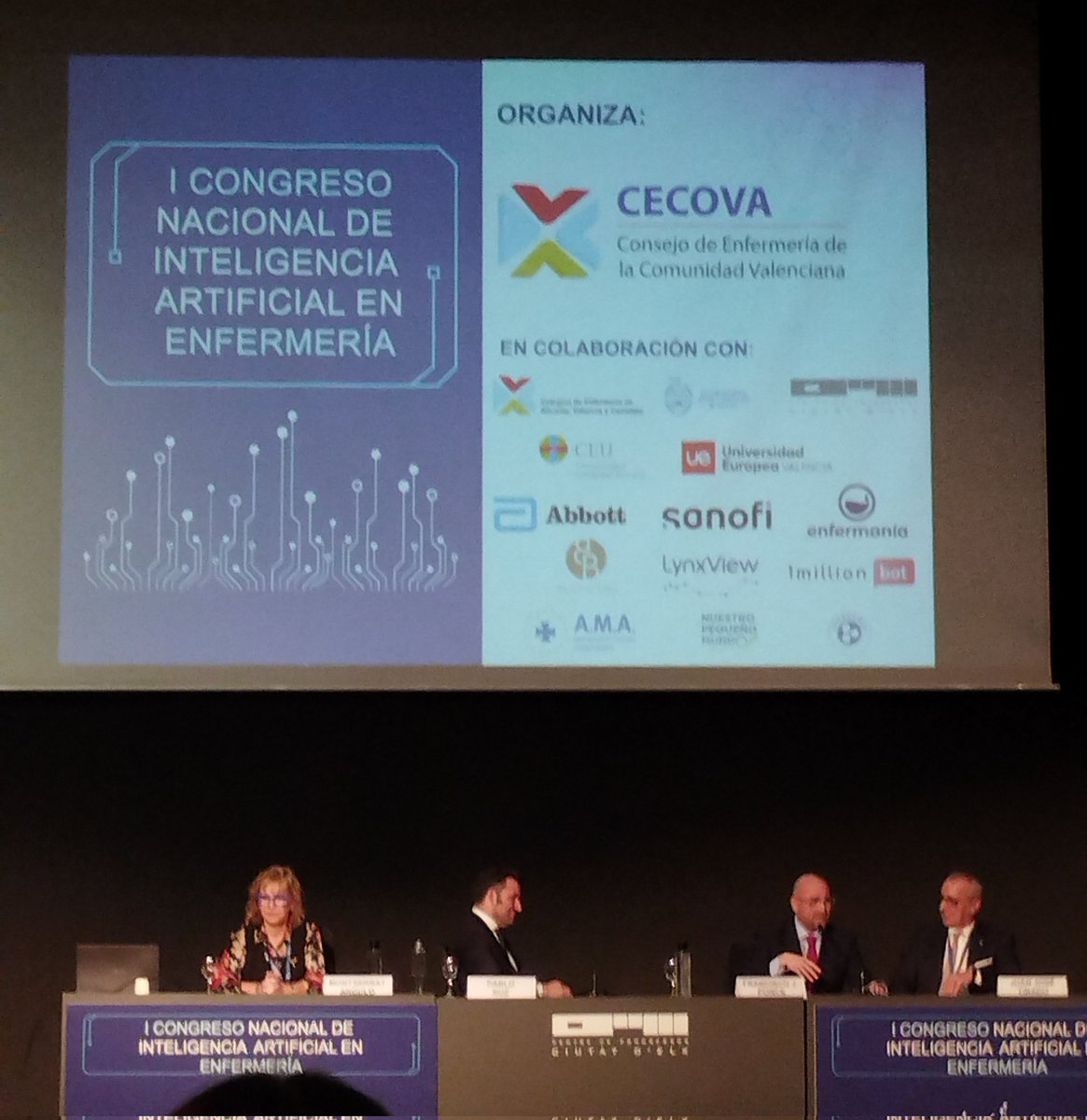 COIGIrona's tweet photo. 📢Comença el I Congrés Nacional d'intel·ligència artificial per infermers/eres 
Organitza @enfercecova
🔝Amb ganes de conèixer les avantatges que ens pot aportar la IA a la nostra professió 
#reptesdefutur
#InteligenciaArtificial 
#Enfermería https://t.co/QFaA1IrgNb