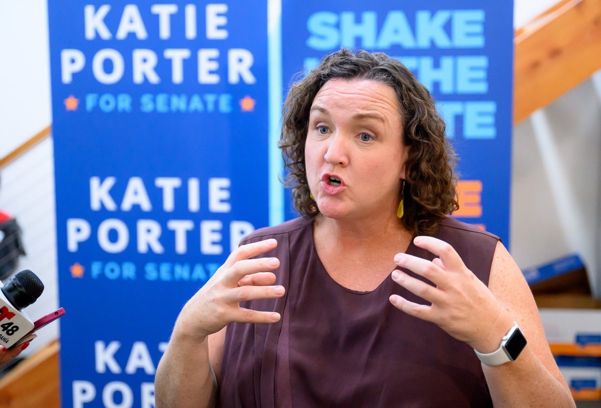 I didn't vote for Katie Porter, but I certainly respected her as a congressperson & her passion for the Democratic party. I can't, however, say I'm happy with her post-vote rant about how the election was stolen from her. We're Democrats; we're supposed to be different than MAGA