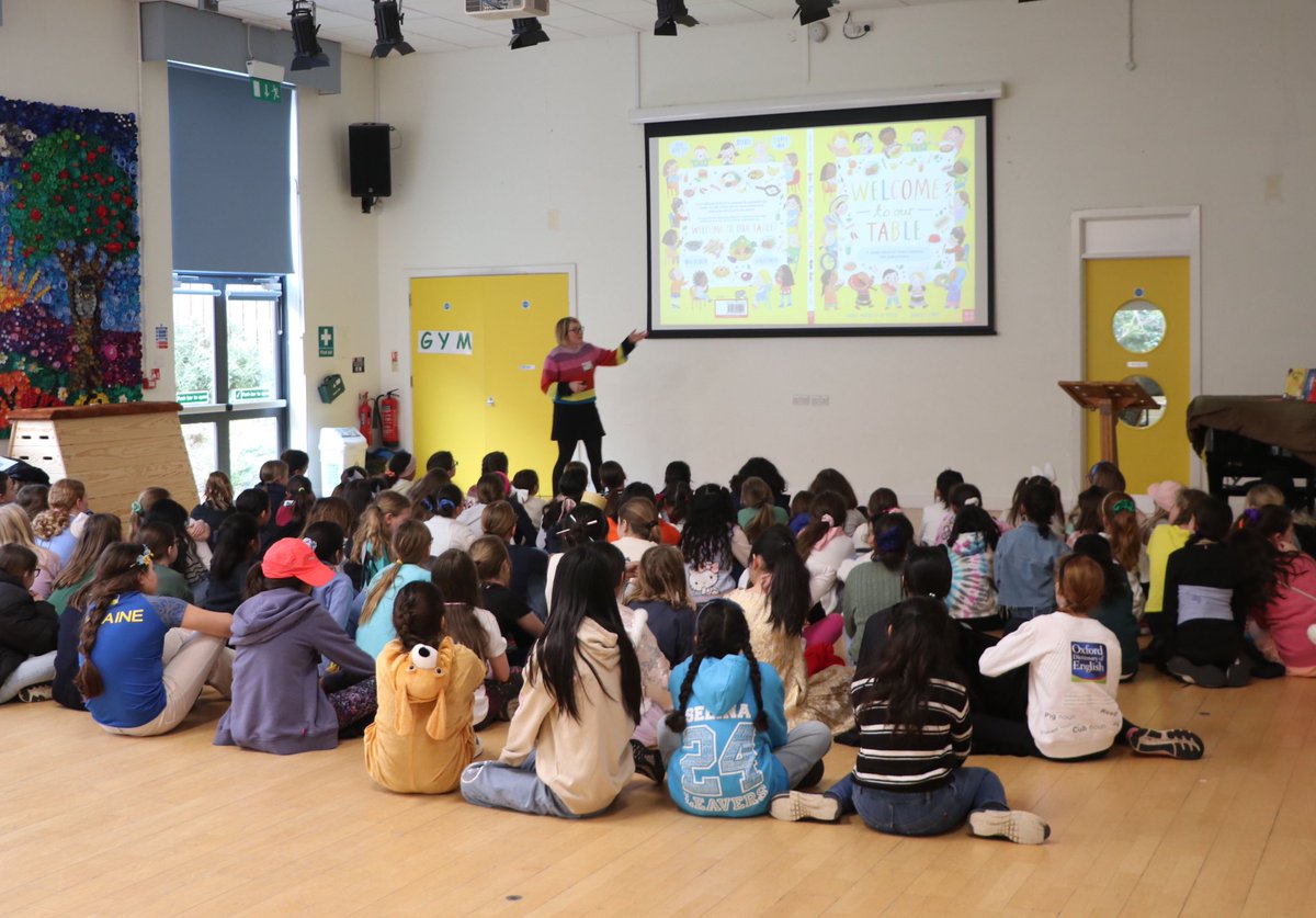 Fantastic workshop sessions yesterday with @lauramucha for #WorldBookDay2024 . The girls had a brilliant time, thank you!