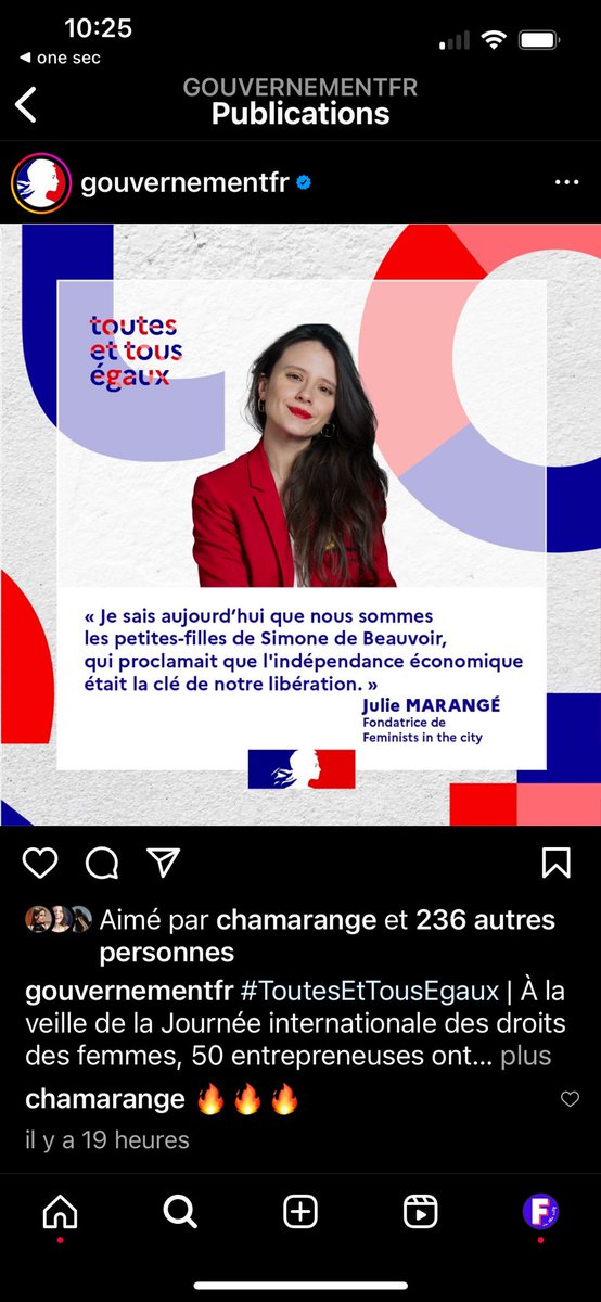 Fière de Julie Marangé, présidente de Feminists in the City dont j'ai l'honneur d'être la marraine de son association <a href="/feminists_city/">Feminists in the City</a> ! Prête pour la cérémonie place Vendôme #IVGDansLaConstitution à 12h ! <a href="/CSexisme/">Collectif Ensemble Contre le Sexisme</a> <a href="/ClefFemmes/">La CLEF</a>