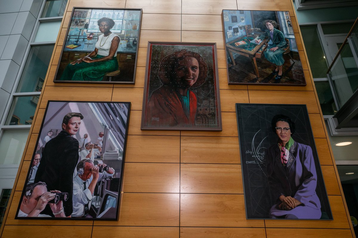 Happy #InternationalWomensDay from DCU! A reminder that you can check out our wonderful #WomenOnWalls portraits in the Stokes Building on Glasnevin Campus. Read more about these five trailblazers here: womenonwalls.com #IWD #IWD2024