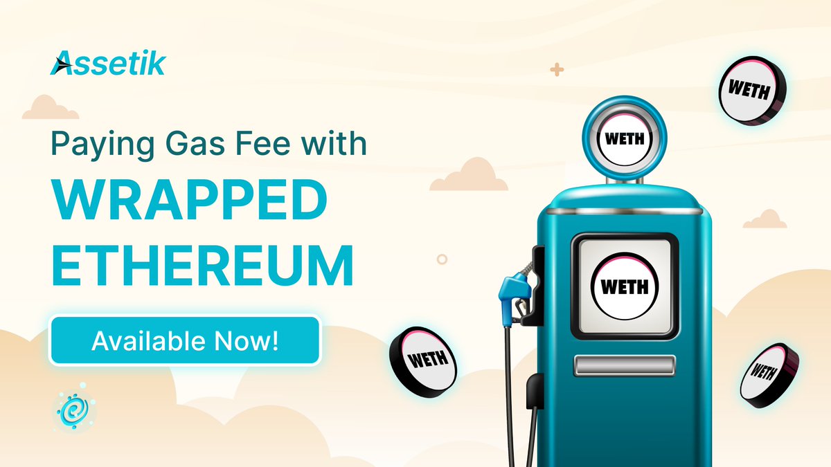assetik_io's tweet photo. 📣Now you can pay #gas fees directly by $WETH with #Assetik #TradingBot!

Instead of swapping $WETH > $ETH when #trading on @Uniswap &amp; @CamelotDEX,just simply pay transaction fee by $WETH, saving money &amp; time💪

📍More #ERC20 #Tokens on the way

👉TRY NOW: https://t.co/83wq5t167u https://t.co/40Ladv6iqy