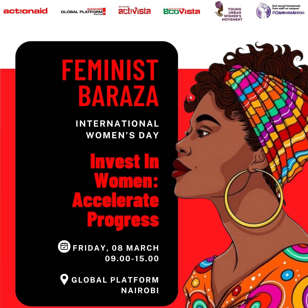 2/3 Today we are joining young people at our Nairobi Youth hub drawn from the different youth-led movement we support namely– Activista, @EcoVistaKE @YoungUrbanWomen and @campusmetoo marking the day by having progressive conversations... #InvestInWomenBaraza