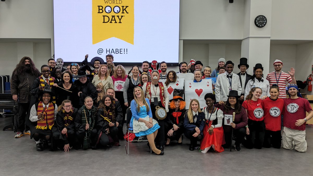 We are blessed to have such amazing staff. Happy World Book Day. #HABE