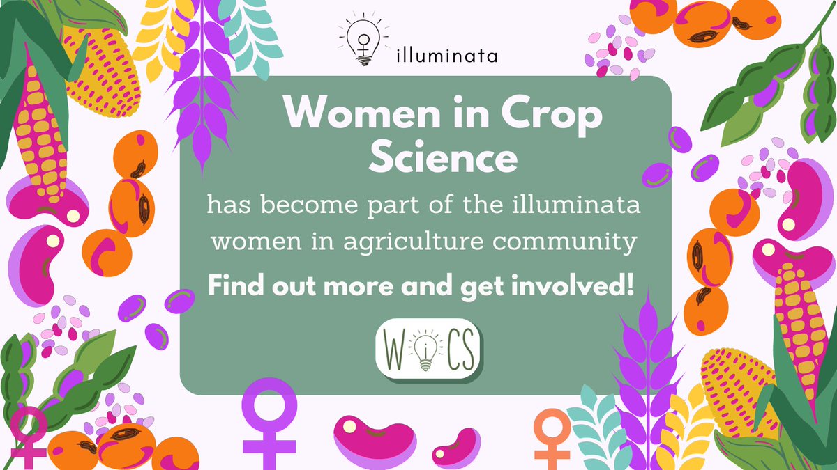 📢 NEWS FLASH 📢 This #IWD we're excited to announce @Illuminata21 as the new home of Women in Crop Science! linktr.ee/illuminata.stem Much more to come 🚀