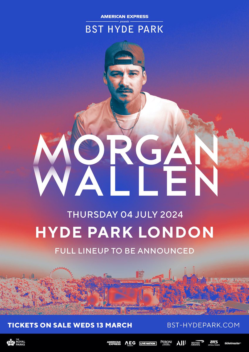Another HUGE announcement - @morganwallen has been announced as the final headliner for @BSTHydePark... full details here: buff.ly/3wKQlXn