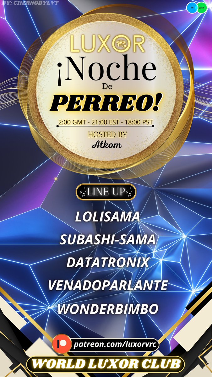 atkomvrc's tweet photo. Noche de Perreo - Latin Night! -- See you tonight! -- 9:00 PM EST https://t.co/FJsJzXYsM9