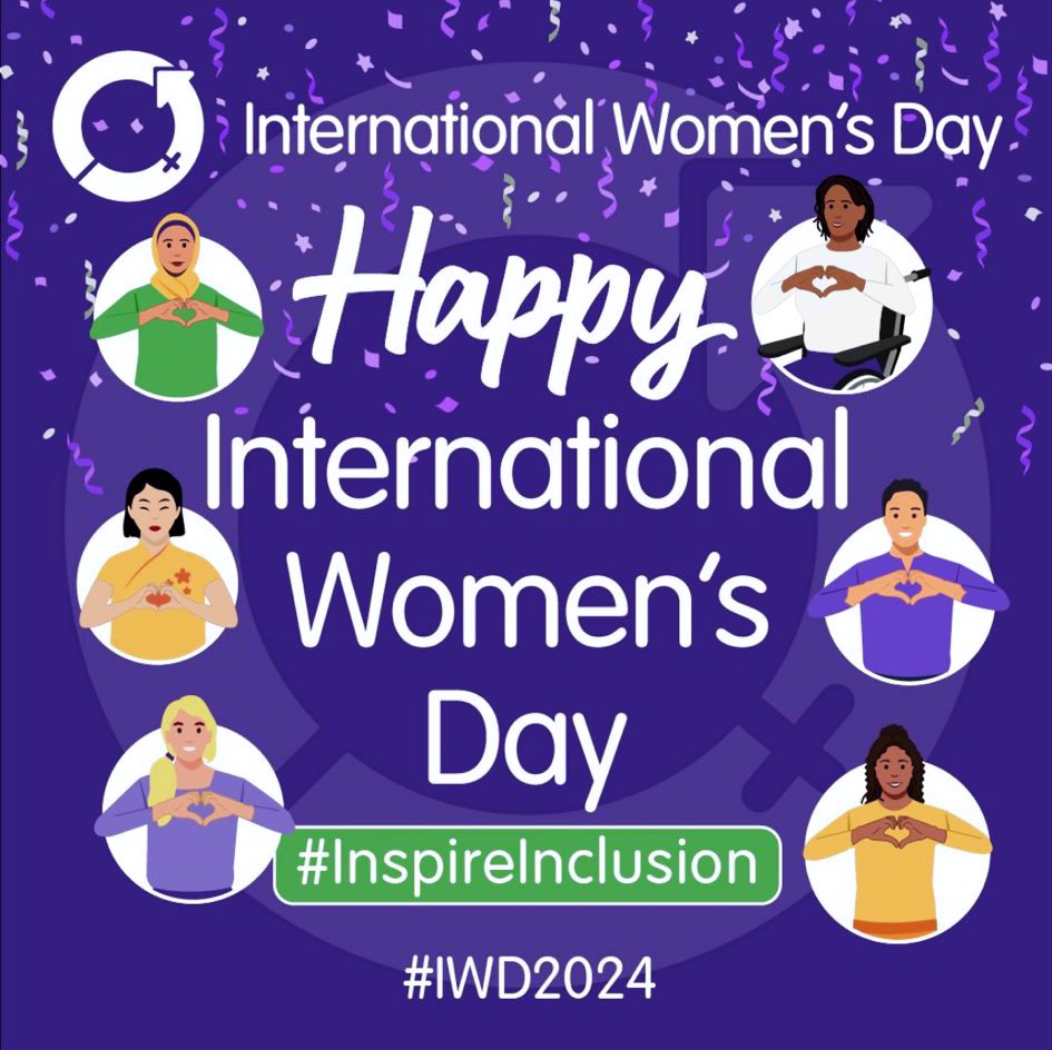 Happy #InternationalWomensDay  Here’s to the women who inspire us daily with their courage, compassion, and unwavering strength 💕 May you continue to lead the way and shine brightly! #IWD2024 #InspireInclusion @womensday