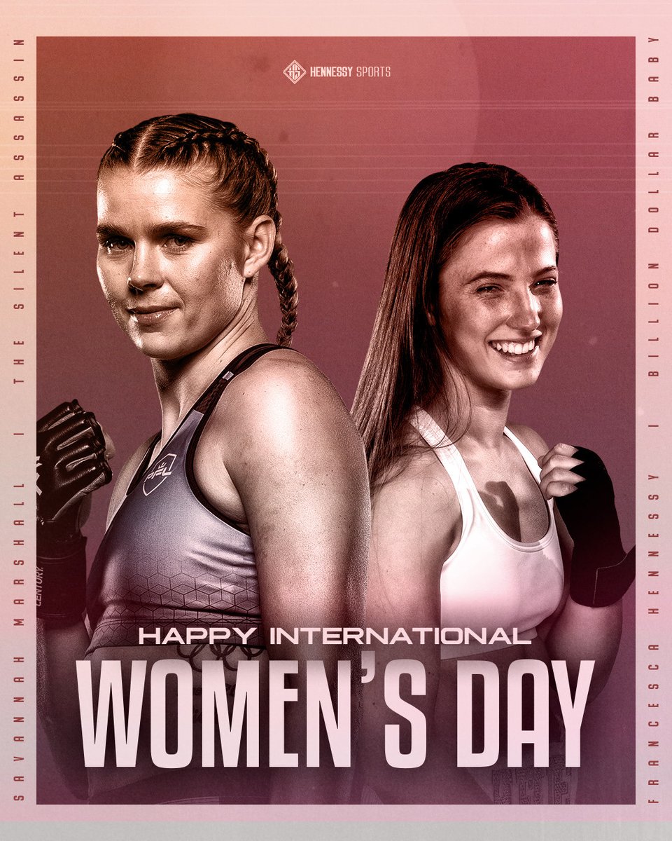 ✊ Happy International Women's Day! ✨ A big year ahead for our female fighters - @Savmarshall1 and @_franhennessy #InternationalWomensDay