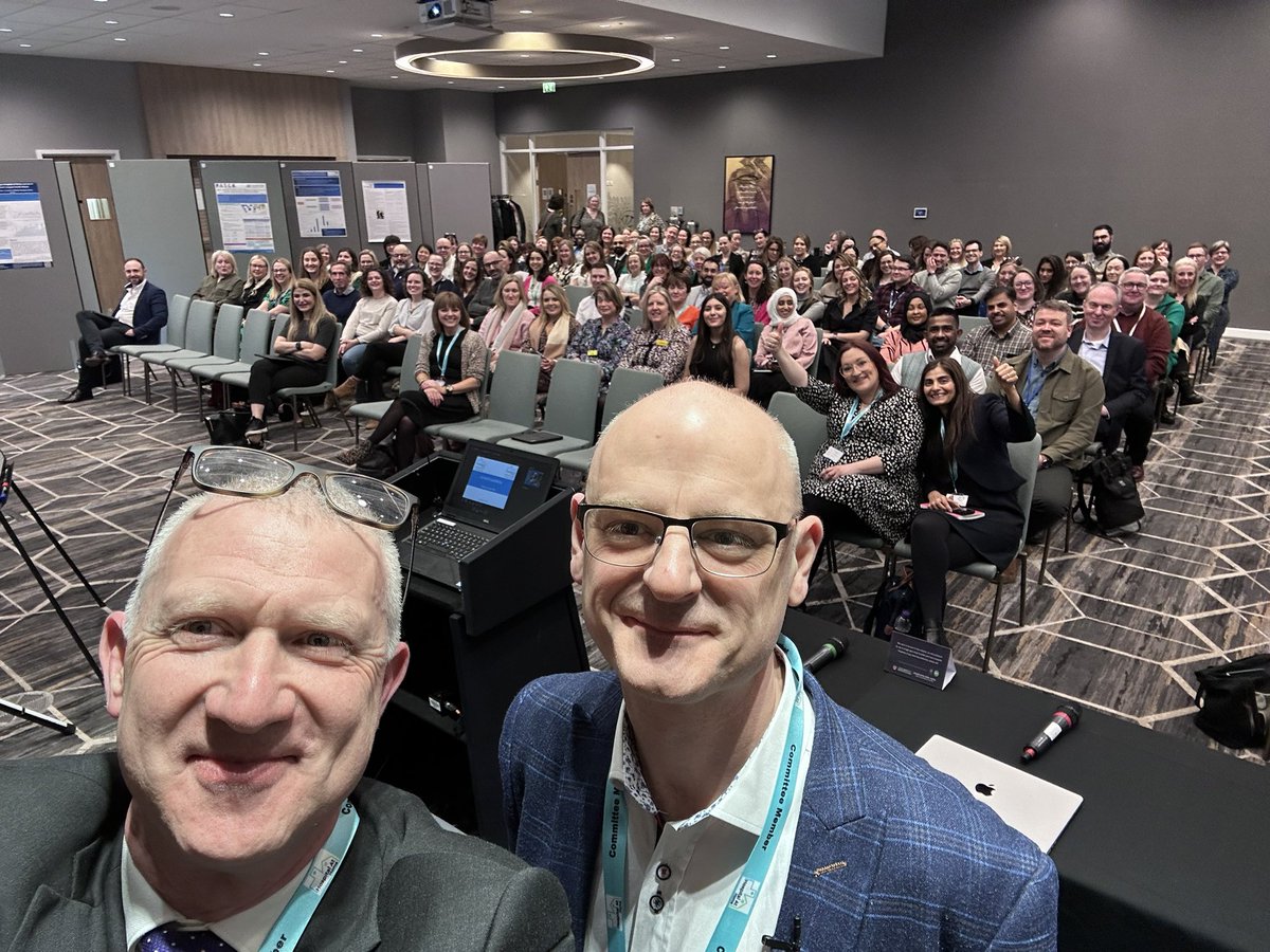 Yesterday was an emotional day at our 1st in person sell out UK Hospital at Home Society meeting in Birmingham - a milestone for a new society started in 2020 by a few enthusiasts to steer a new and emerging specialty in the UK. Obligatory selfie for a couple of past presidents!